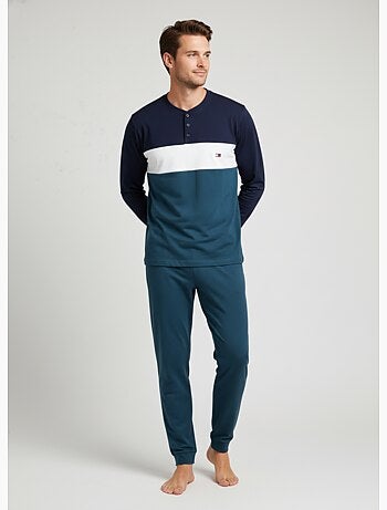 Pyjama Homme Tricolore Microfibre Stretch C2520