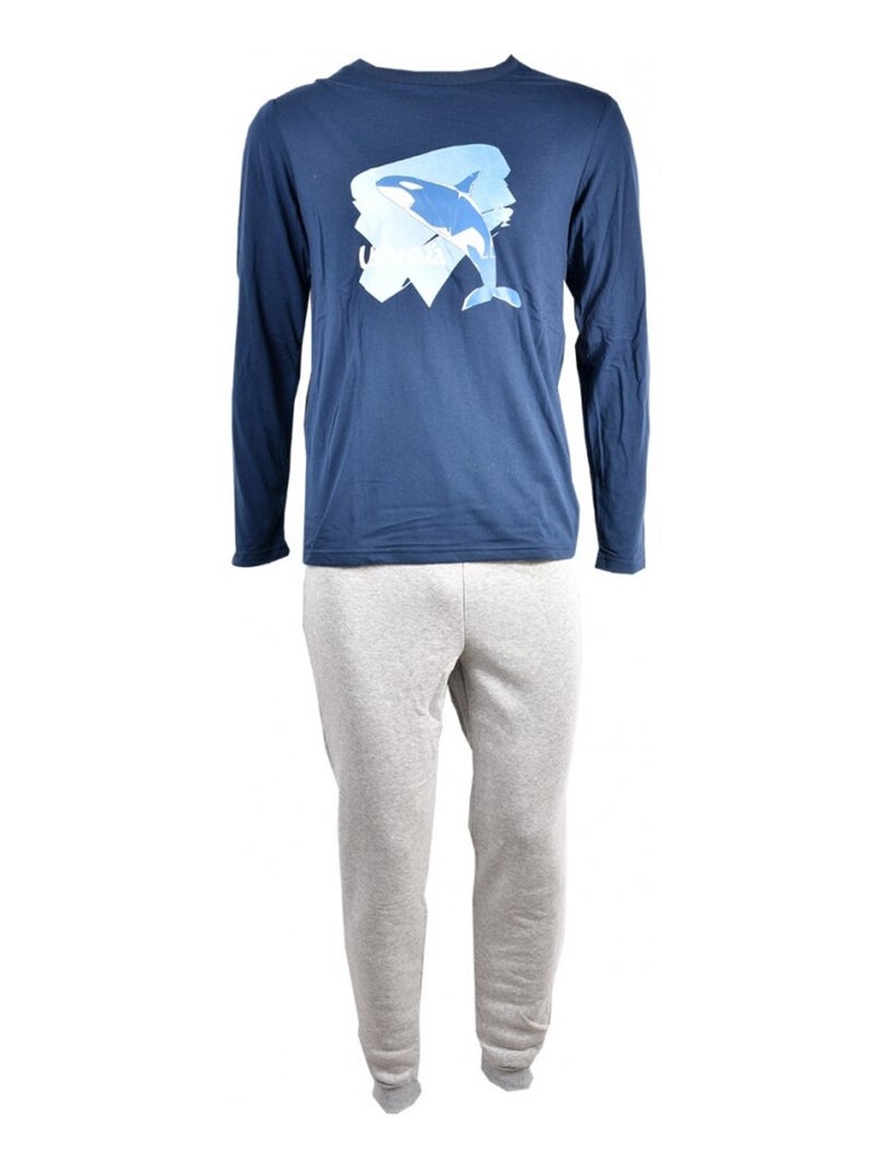 Pyjama Homme USHUAIA Bleu marine - Kiabi