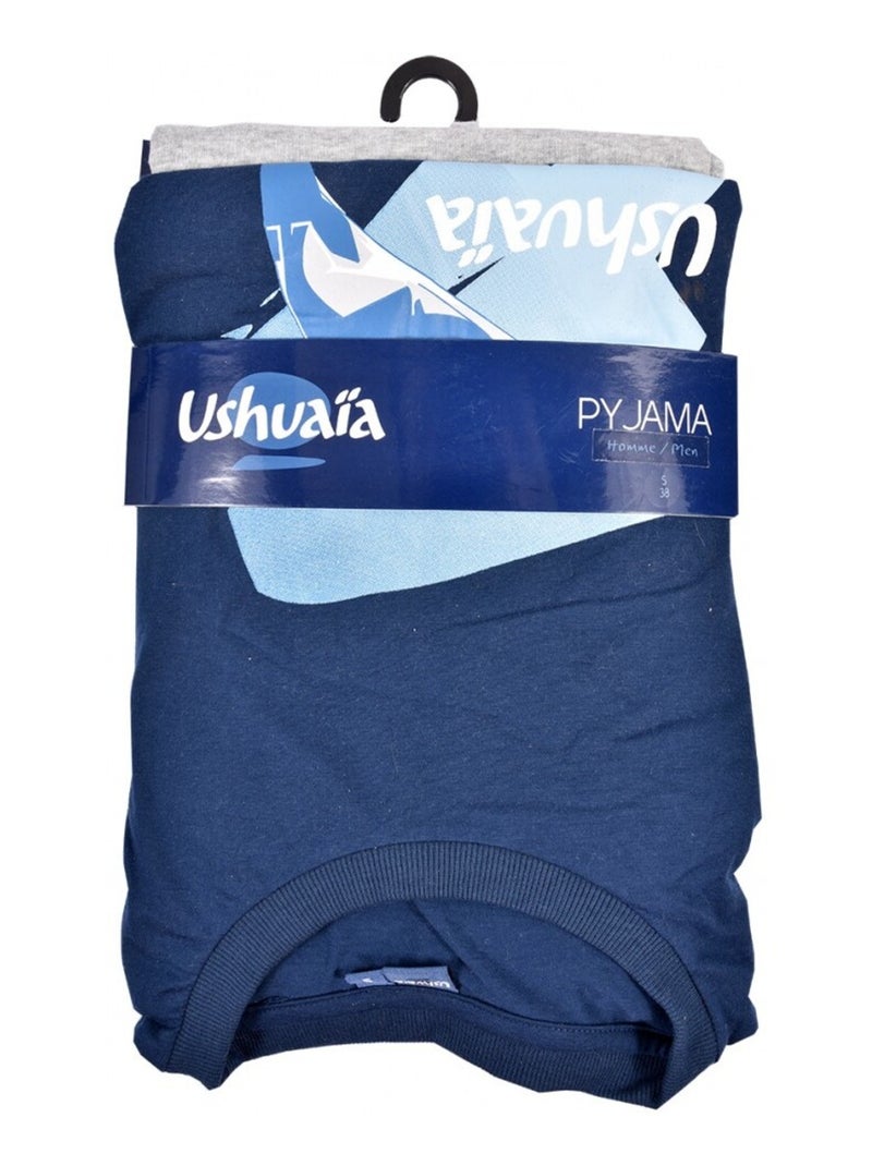 Pyjama Homme USHUAIA Bleu marine - Kiabi