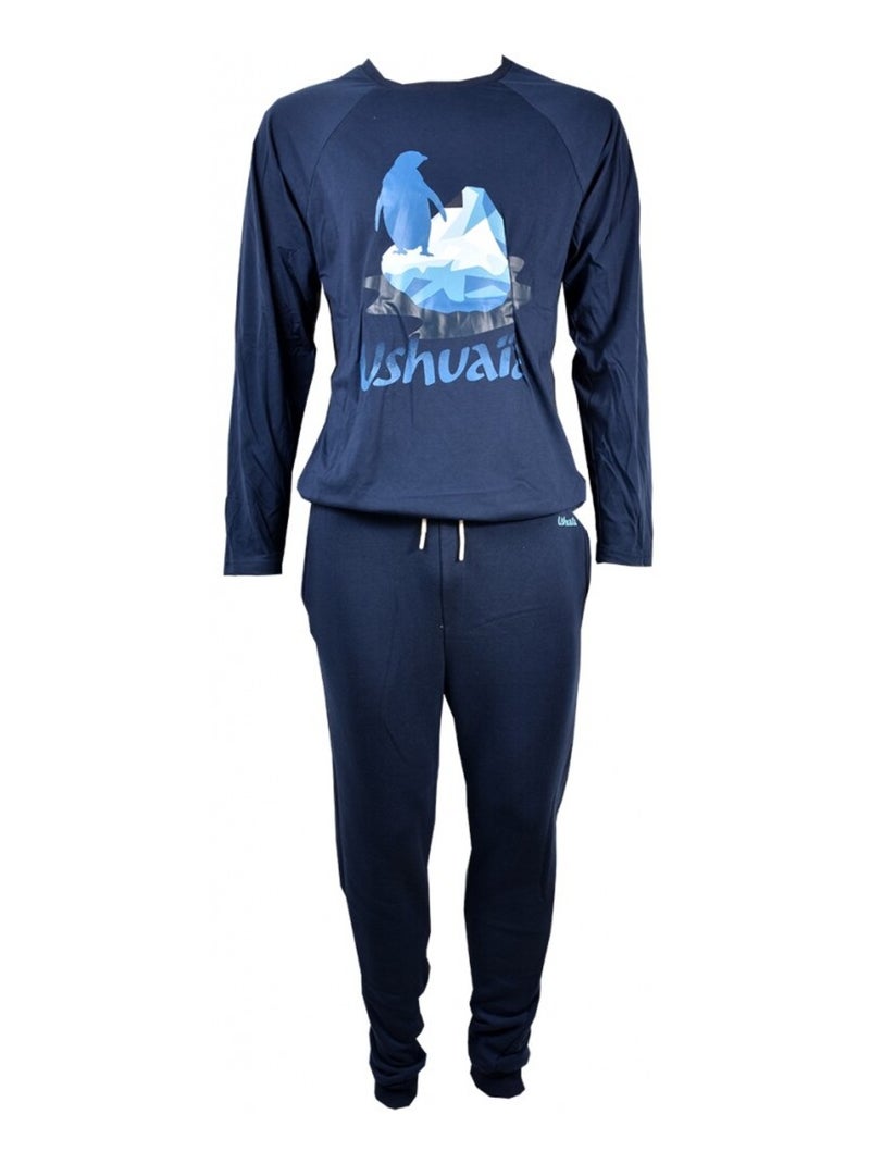 Pyjama Homme USHUAIA Bleu marine - Kiabi