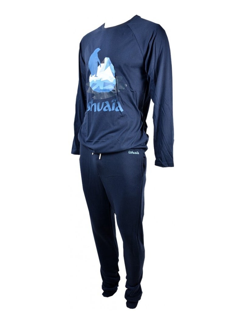 Pyjama Homme USHUAIA Bleu marine - Kiabi