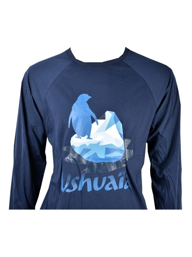 Pyjama Homme USHUAIA Bleu marine - Kiabi