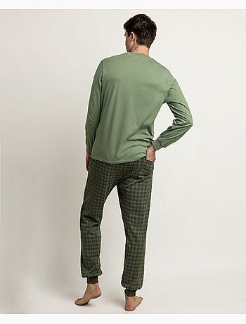 Pyjama homme vert à manches longues Disney Muppets