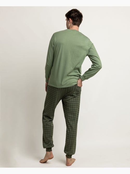 Pyjama homme vert à manches longues Disney Muppets - Kiabi