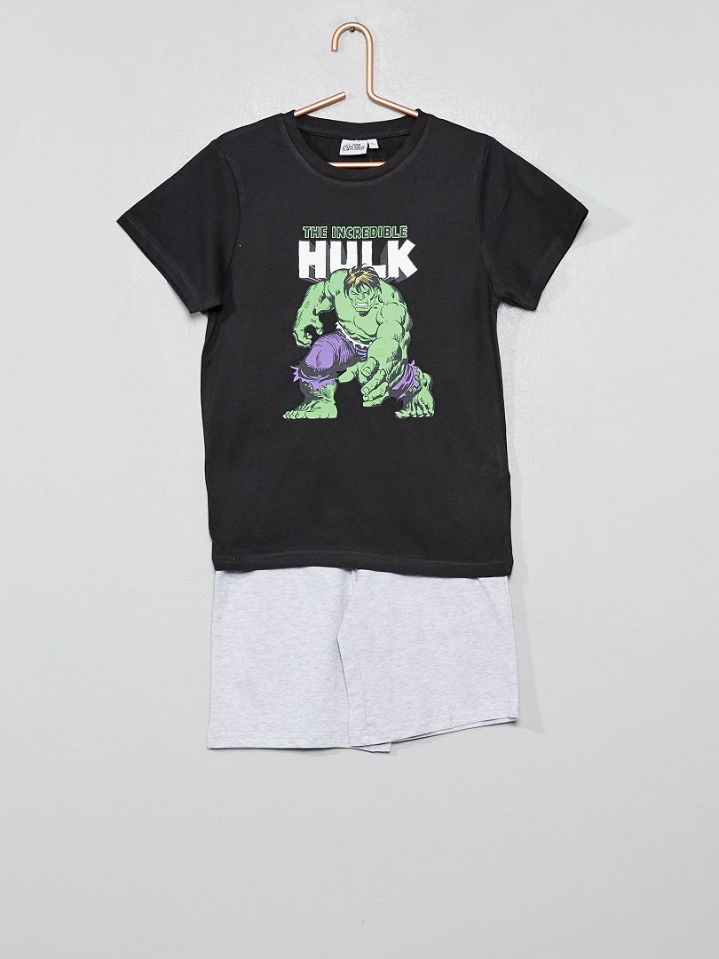Pyjama 'Hulk' noir - Kiabi