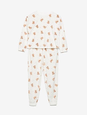Pyjama imprimé 2 pièces - Sweat + pantalon