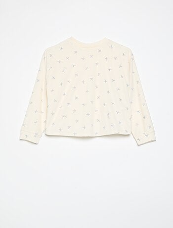 Pyjama imprimé 2 pièces - Sweat + pantalon