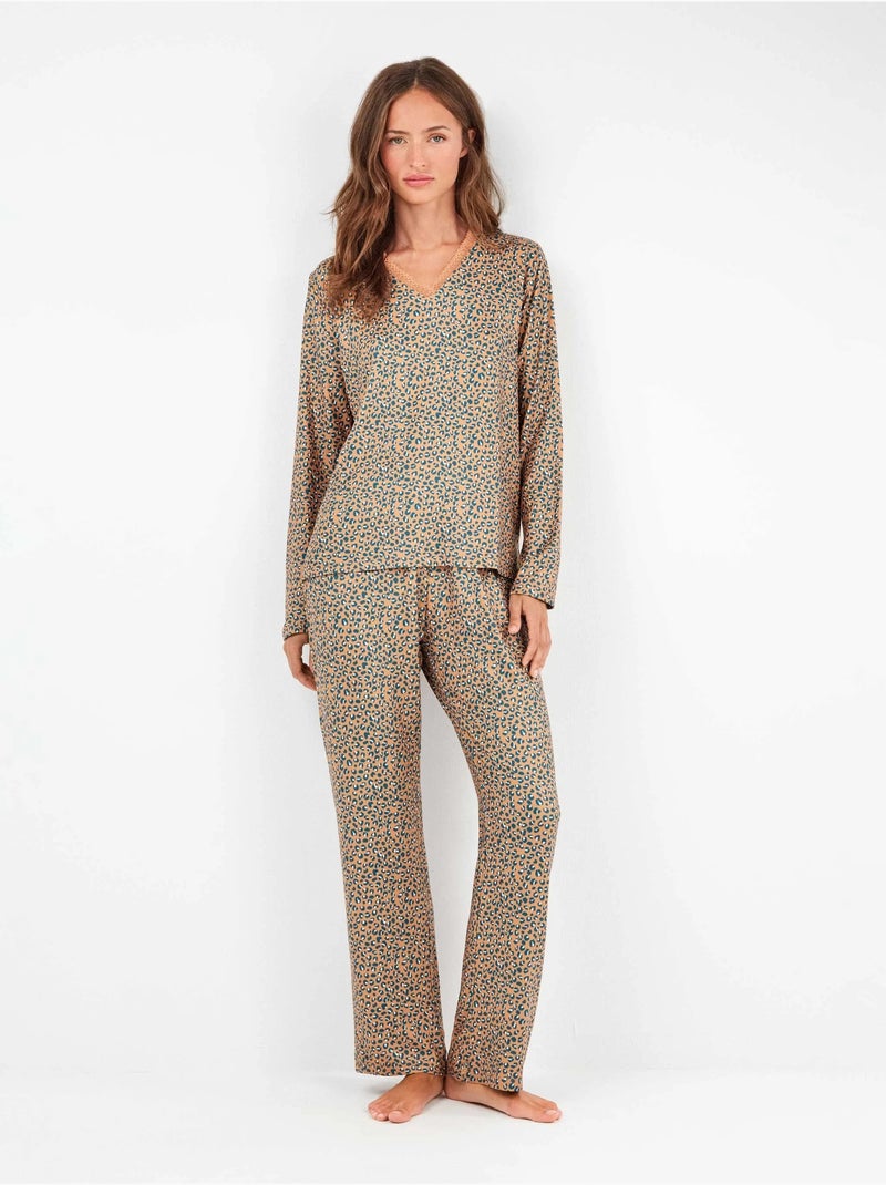 Pyjama imprimé animal Multicolore - Kiabi