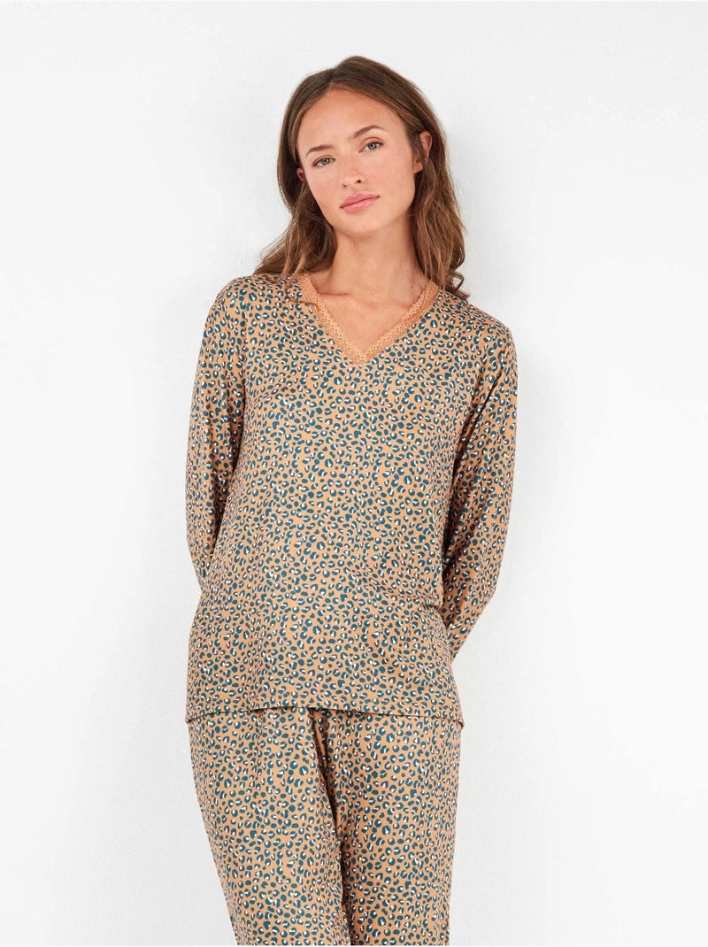 Pyjama imprimé animal Multicolore - Kiabi