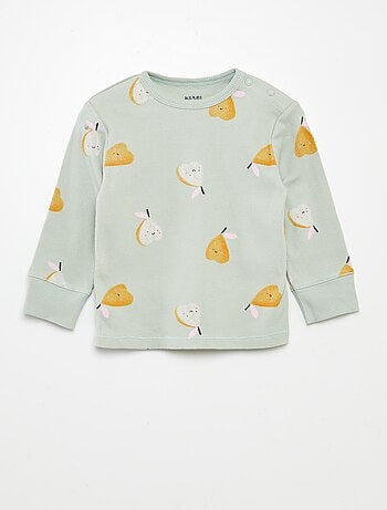 Pyjama imprimé en maille - 2 pièces