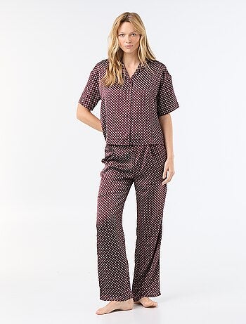 Pyjama imprimé en maille légère