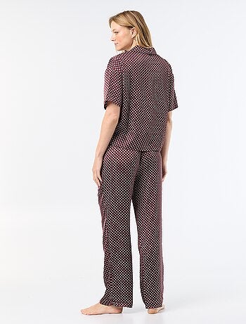 Pyjama imprimé en maille légère