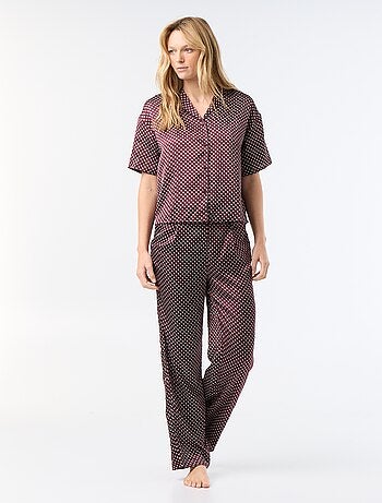 Pyjama imprimé en maille légère