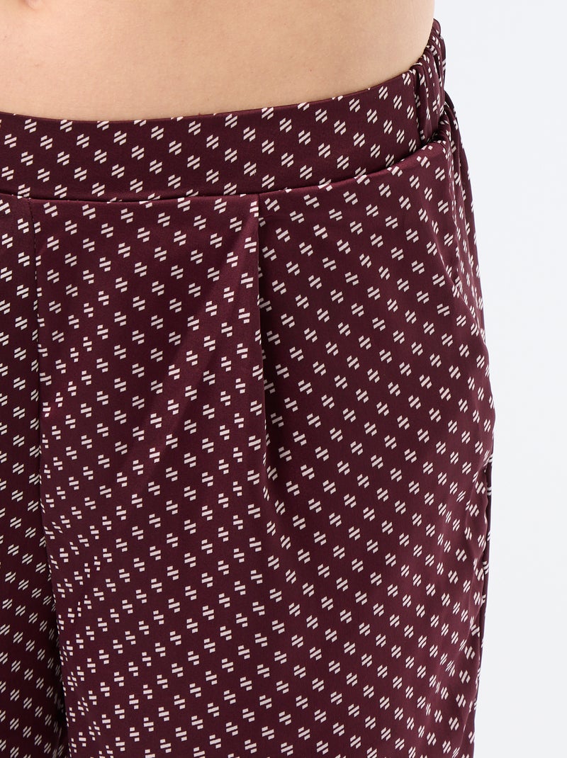 Pyjama imprimé en maille légère Rouge - Kiabi