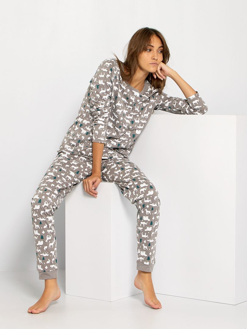 Pyjama imprimé hiver