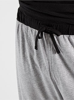 Ensemble Pyjama Imprimé Ours Dessin Animé Haut À Boutons À - France