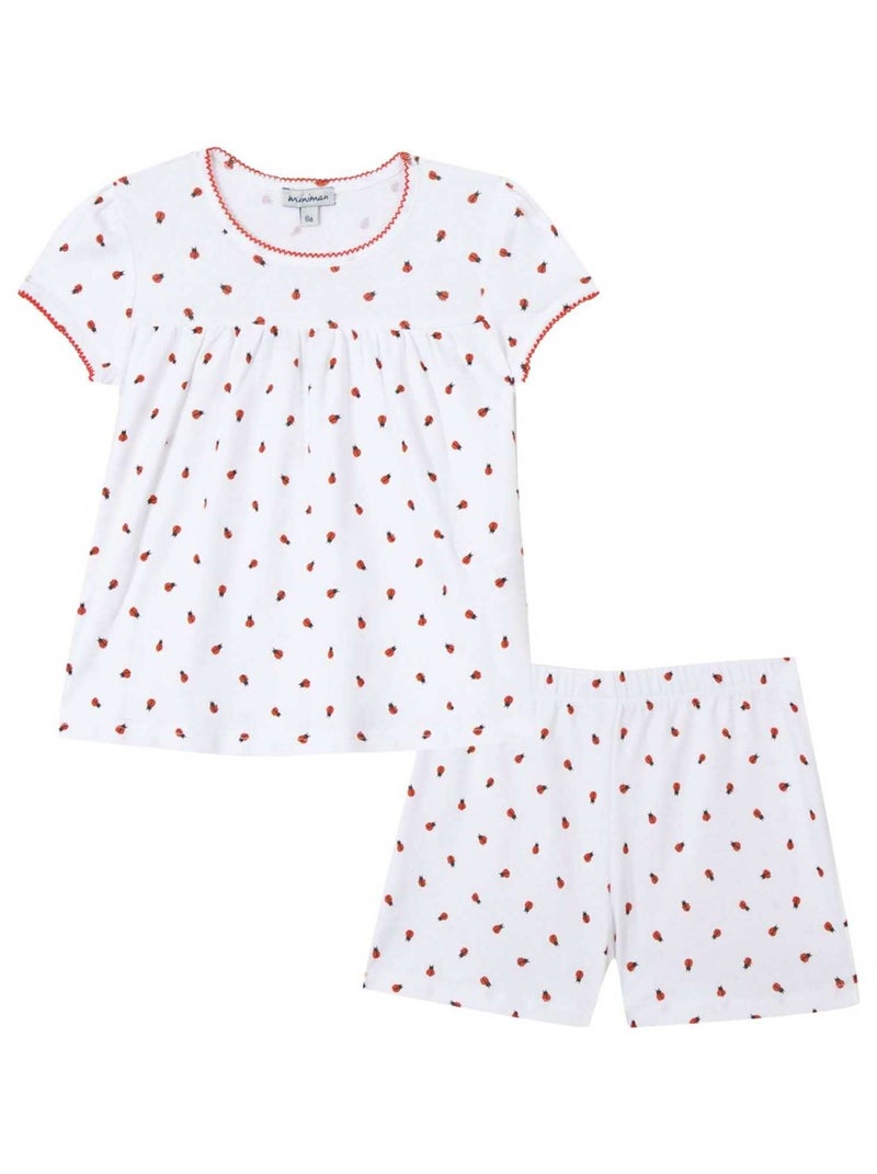 Pyjama Imprimé Oeko-tex 'miniman' Rouge - Kiabi