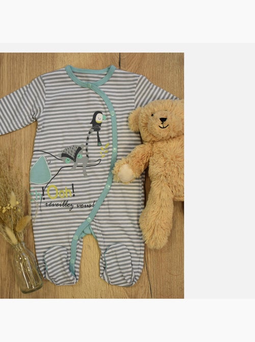 Pyjama Jersey 'baby Tropical''doo&bo' - Kiabi