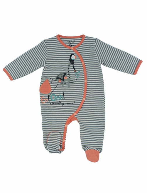 Pyjama Jersey 'baby Tropical''doo&bo' - Kiabi
