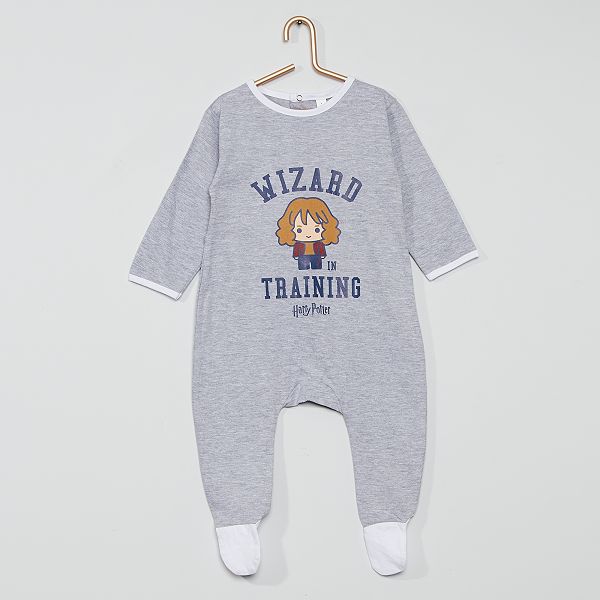 Pyjama Jersey Bavoir Harry Potter Bebe Fille Gris Kiabi 9 60
