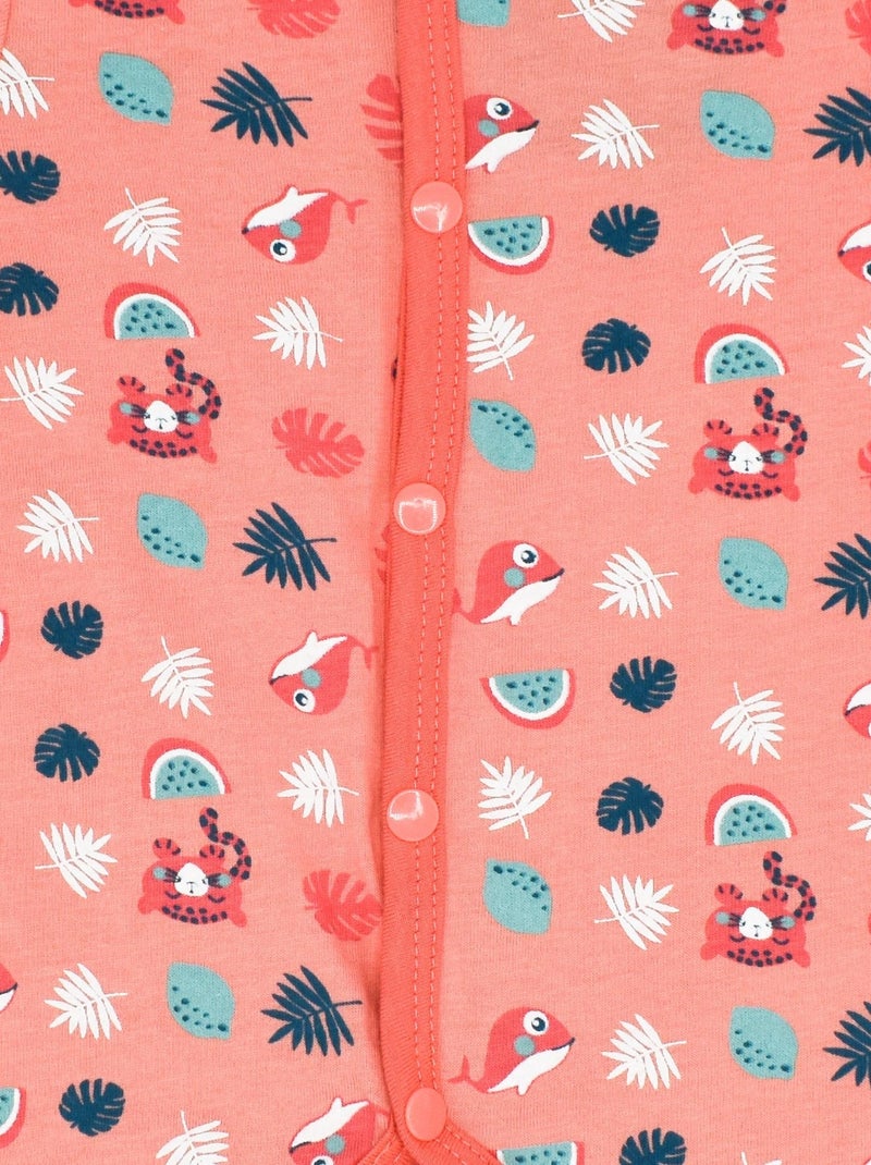 Pyjama Jersey 'cute Tropical''doo&bo' Rose - Kiabi