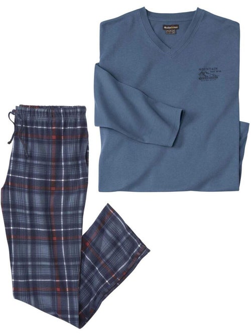 Pyjama Jersey Ecossais  - ATLAS FOR MEN - Kiabi