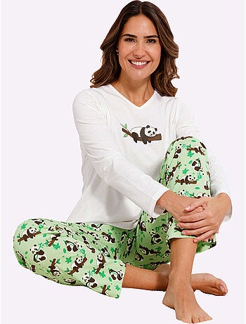 Pyjama Jersey Fin - Taille Standard - Moda Vilona