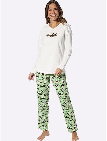 Pyjama Jersey Fin - Taille Standard - Moda Vilona