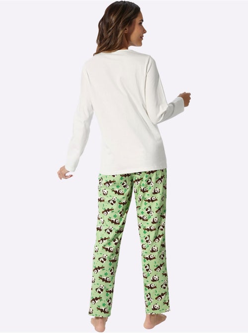 Pyjama Jersey Fin - Taille Standard - Moda Vilona - Kiabi Pyjama Jersey Fin - Taille Standard - Moda Vilona - Kiabi
