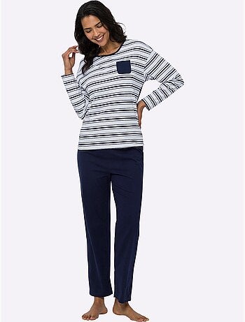 Pyjama Jersey Fin - Taille Standard - Moda Vilona