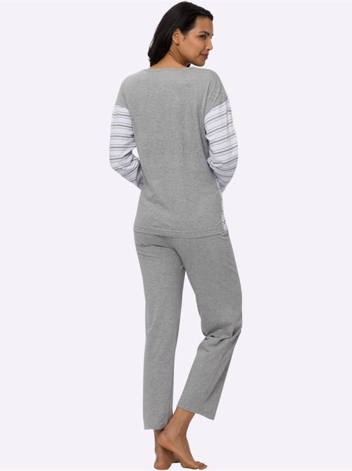 Pyjama Jersey Fin - Taille Standard - Moda Vilona - Kiabi Pyjama Jersey Fin - Taille Standard - Moda Vilona - Kiabi