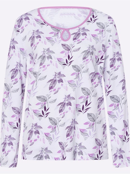 Pyjama jersey fin - taille standard - moda vilona - Kiabi Pyjama jersey fin - taille standard - moda vilona - Kiabi