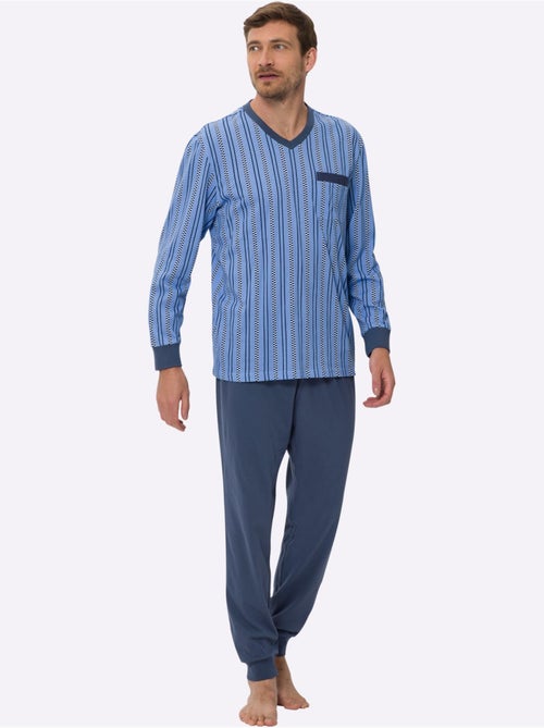 Pyjama Jersey Fin - Taille Standard - Moda Vilona - Kiabi