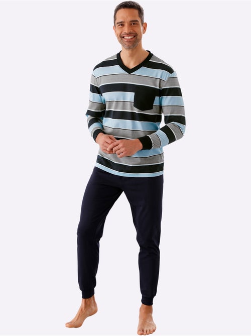 Pyjama jersey fin - taille standard - moda vilona - Kiabi Pyjama jersey fin - taille standard - moda vilona - Kiabi