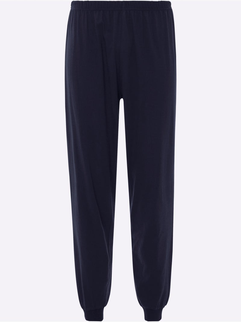 Pyjama jersey fin - taille standard - moda vilona Bleu Bleu marine - Kiabi
