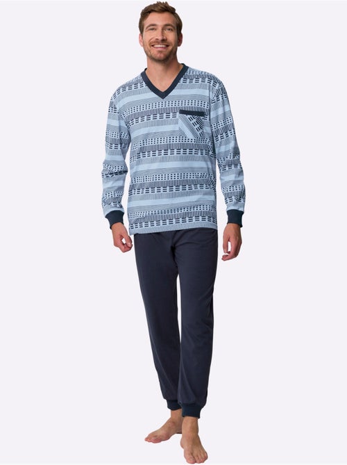 Pyjama Jersey Fin - Taille Standard - Moda Vilona - Kiabi