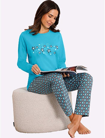 Pyjama jersey fin - taille standard - moda vilona
