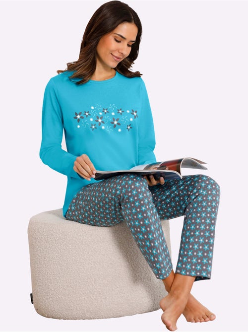 Pyjama jersey fin - taille standard - moda vilona - Kiabi Pyjama jersey fin - taille standard - moda vilona - Kiabi