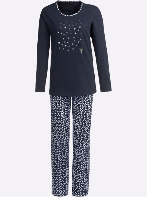 Pyjama jersey fin - taille standard - moda vilona - Kiabi Pyjama jersey fin - taille standard - moda vilona - Kiabi