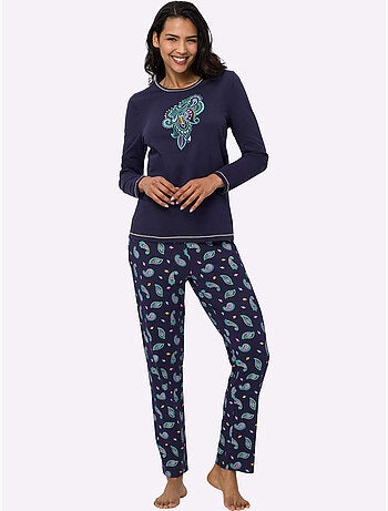 Pyjama Jersey Fin - Taille Standard - Moda Vilona