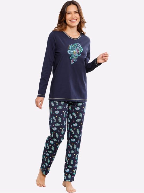 Pyjama Jersey Fin - Taille Standard - Moda Vilona - Kiabi