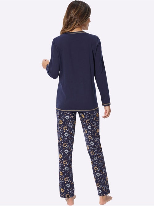 Pyjama Jersey Fin - Taille Standard - Moda Vilona - Kiabi Pyjama Jersey Fin - Taille Standard - Moda Vilona - Kiabi