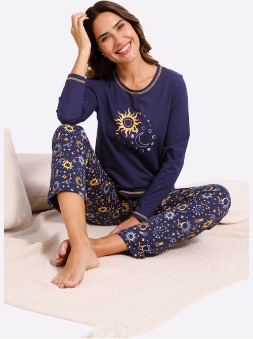 Pyjama Jersey Fin - Taille Standard - Moda Vilona - Kiabi Pyjama Jersey Fin - Taille Standard - Moda Vilona - Kiabi