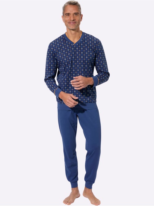 Pyjama jersey fin - taille standard - moda vilona - Kiabi