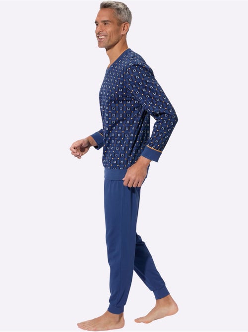 Pyjama jersey fin - taille standard - moda vilona - Kiabi