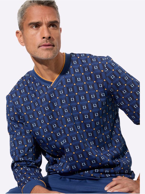 Pyjama jersey fin - taille standard - moda vilona - Kiabi