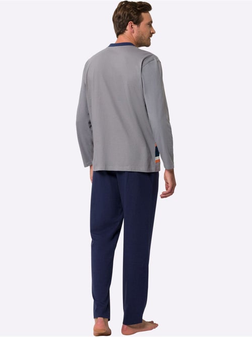 Pyjama jersey fin - taille standard - moda vilona - Kiabi