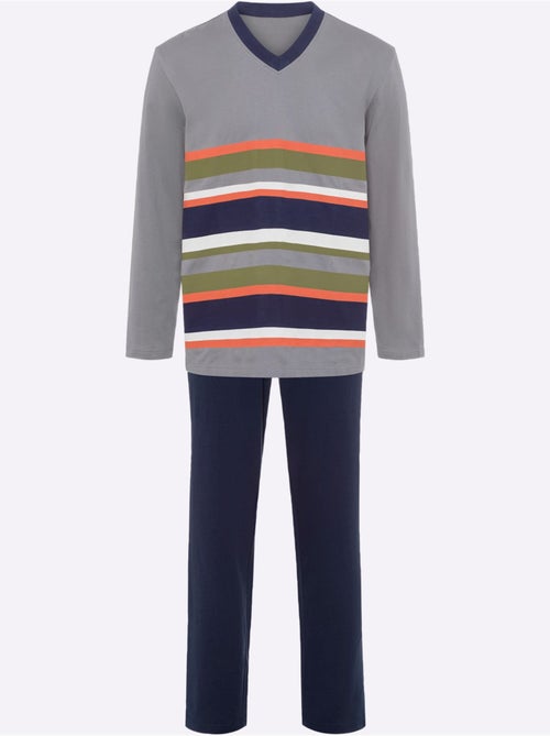 Pyjama jersey fin - taille standard - moda vilona - Kiabi