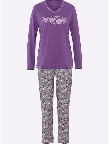 Pyjama Jersey Fin - Taille Standard - Moda Vilona