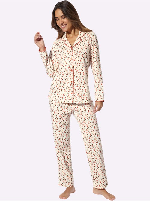Pyjama Jersey Fin - Taille Standard - Moda Vilona - Kiabi Pyjama Jersey Fin - Taille Standard - Moda Vilona - Kiabi